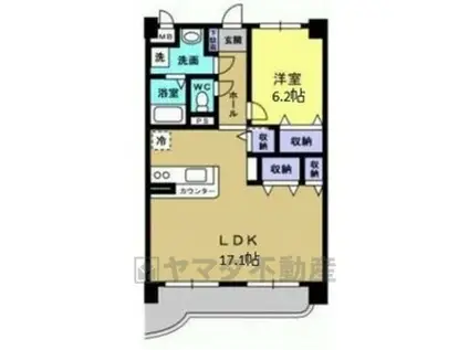 Y&Mアーバンライフ(1LDK/3階)の間取り写真