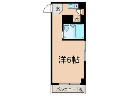 アベニーダ目白台(ワンルーム/2階)の間取り写真