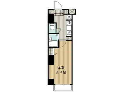 アイル川崎ステーションプラザ(1K/13階)の間取り写真