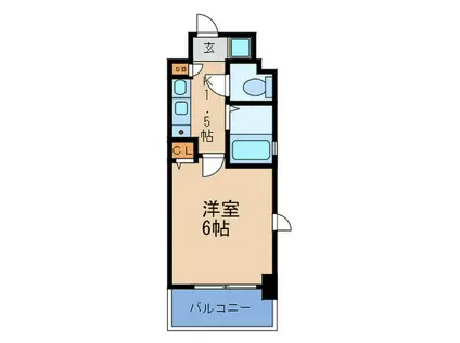 エステムコート梅田・リトリーヴ(1K/2階)の間取り写真