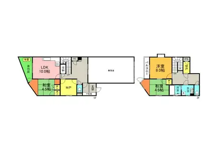 ベネッセ畑村(3SLDK/1階)の間取り写真
