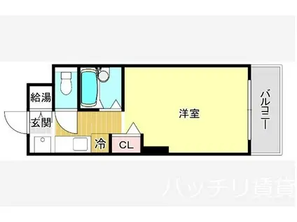 ステラ向野(ワンルーム/5階)の間取り写真