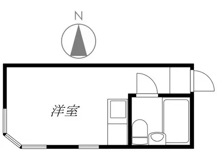 ウィナーズSUZUKI(ワンルーム/4階)の間取り写真