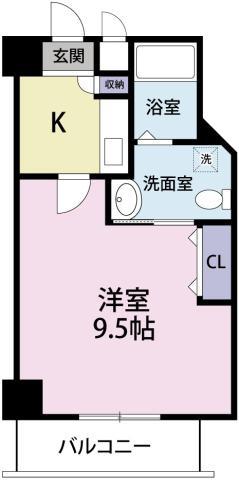 ソニックマンション(1K/3階)の間取り写真