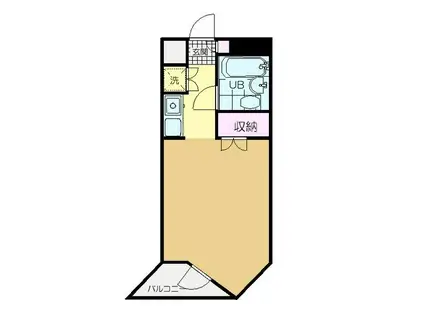 志津リリエンハイム(ワンルーム/3階)の間取り写真