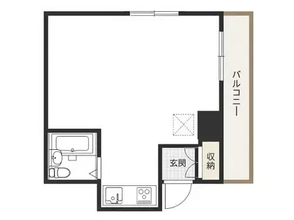 RTビル(ワンルーム/3階)の間取り写真