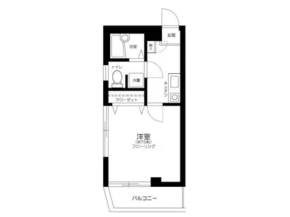 サンセール尾久(1K/2階)の間取り写真
