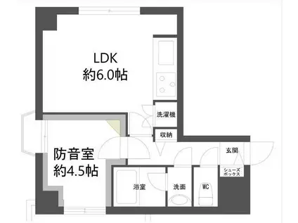 ヴェルドミール柳橋(1LDK/3階)の間取り写真