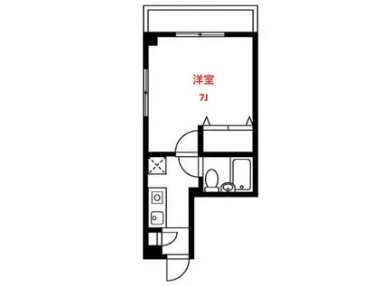 カント―パレスII(1K/3階)の間取り写真