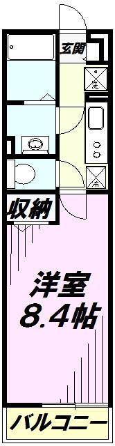 リブリ・Y´S諏訪町(1K/3階)の間取り写真