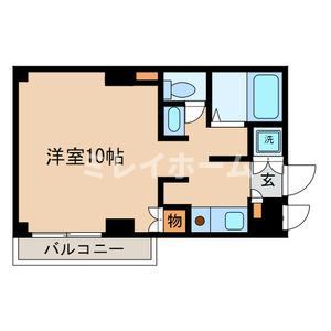 ヒルサイドコート西品川(ワンルーム/2階)の間取り写真