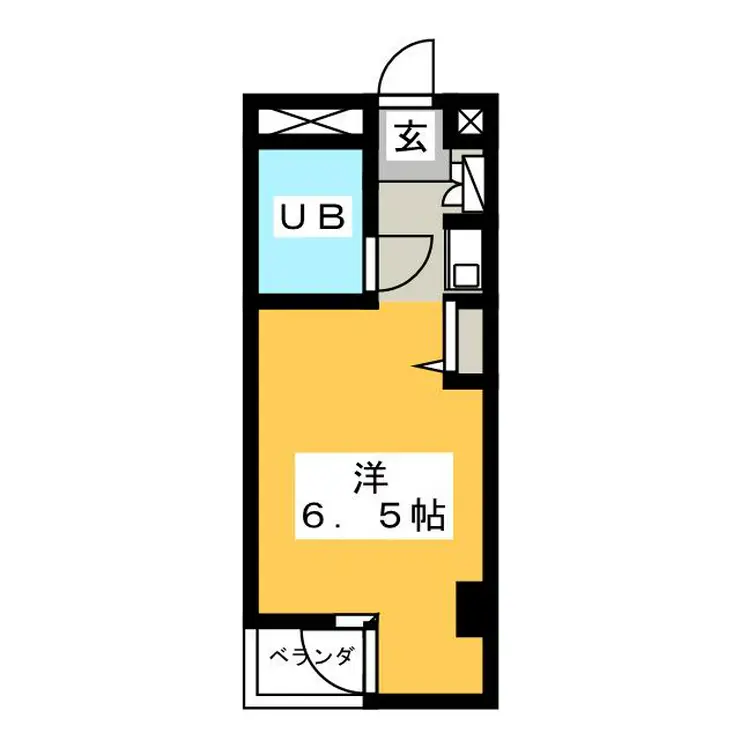 キャッスルマンション狭山祇園 4階階 間取り