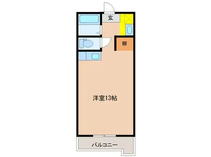 サンケイマンション第9ビル(ワンルーム/5階)の間取り写真