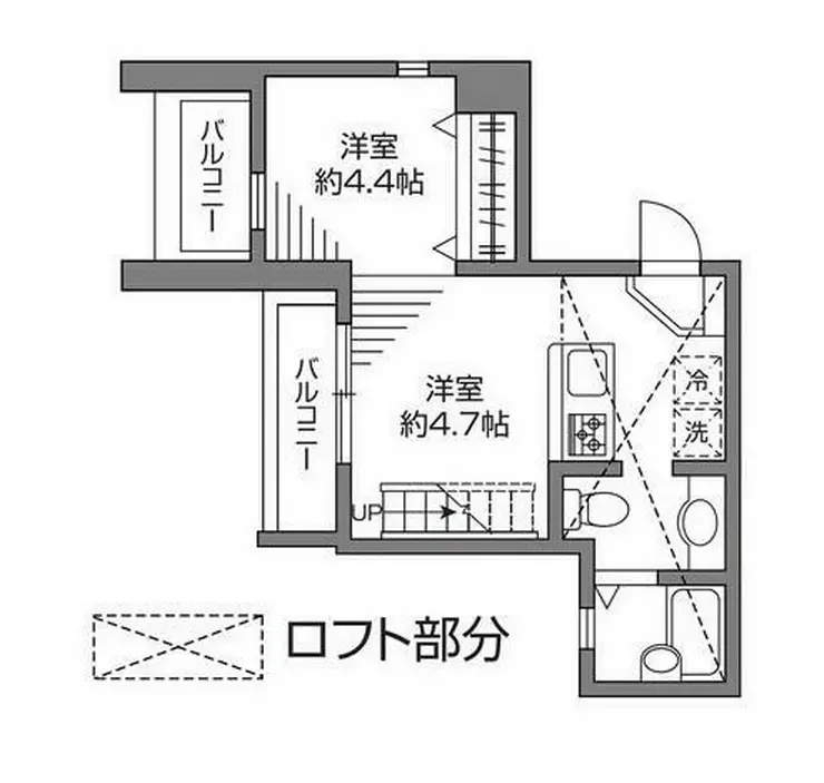 ラルゴ白糸台 2階階 間取り