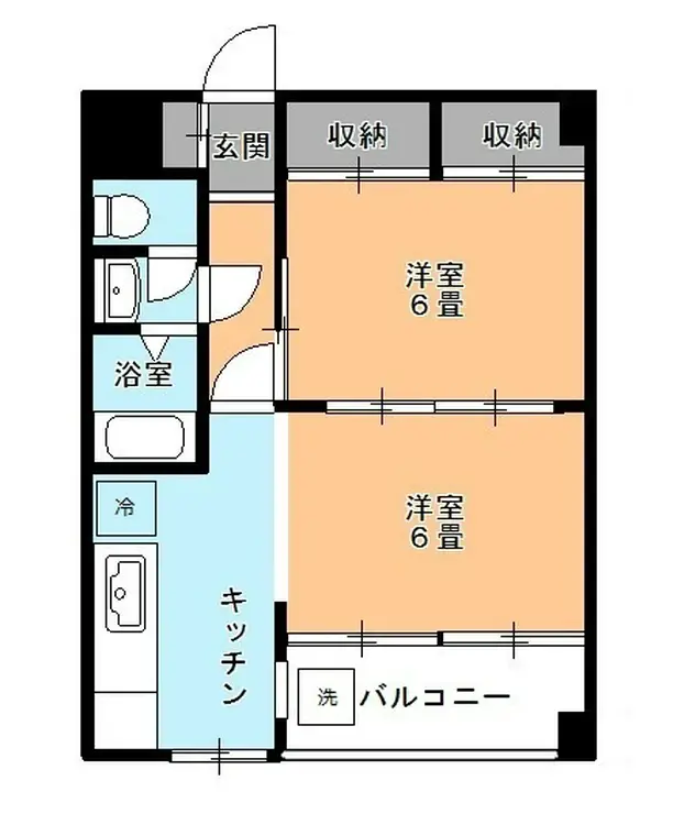 第2三笠マンション 5階階 間取り