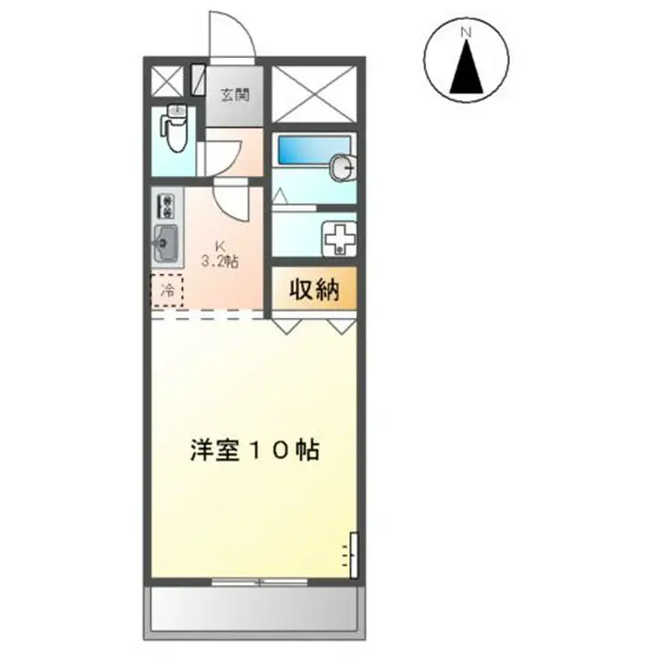 エポックハイム2000 3階階 間取り