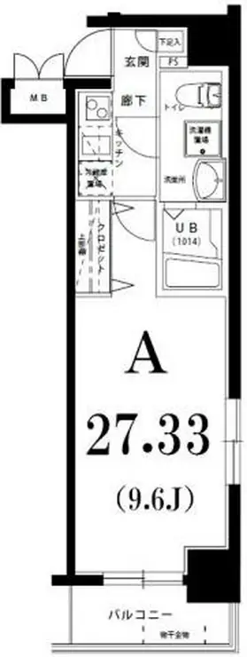 グリアス横浜・プルミエール 3階階 間取り