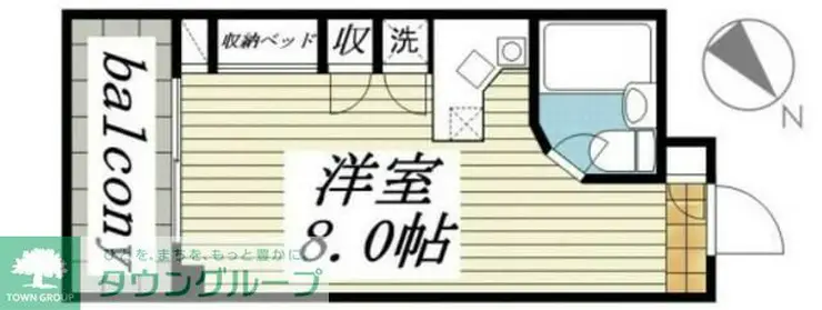 ラ・パルフェ・ド立川 6階階 間取り