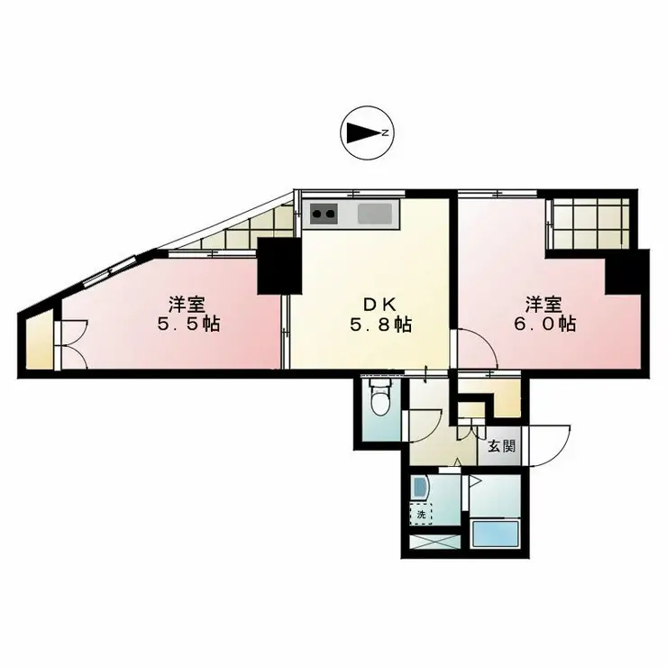アネスティ椎名町 8階階 間取り