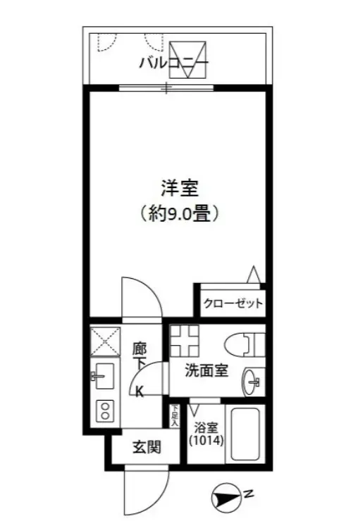 プレール・ドゥーク板橋蓮根 3階階 間取り