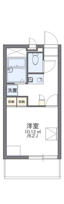 レオパレスオーキッドII(1K/2階)の間取り写真
