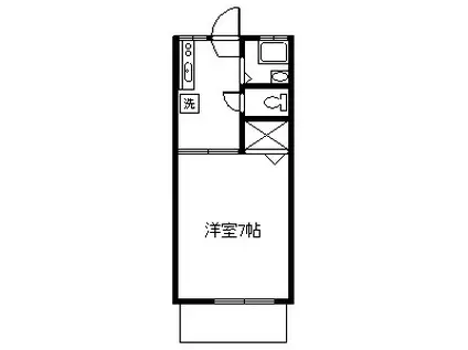 メゾン94(1K/1階)の間取り写真