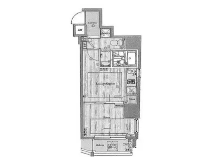 ビバリーホームズ板橋本町(1DK/7階)の間取り写真