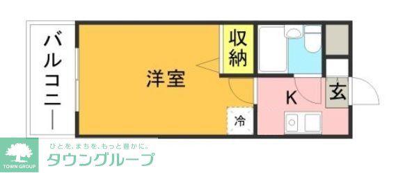 メゾン・ド・アルテール(1K/4階)の間取り写真