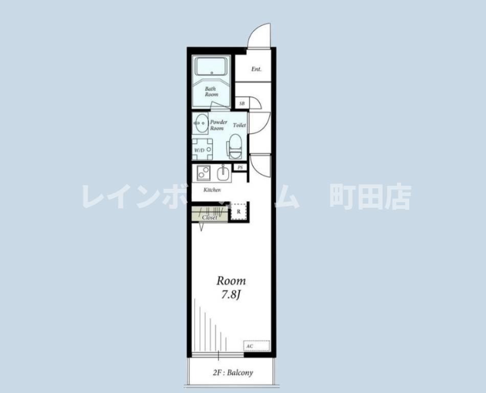 リブリ・T&S(1K/2階)の間取り写真