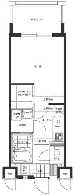 エンクレスト博多駅東(1K/3階)の間取り写真