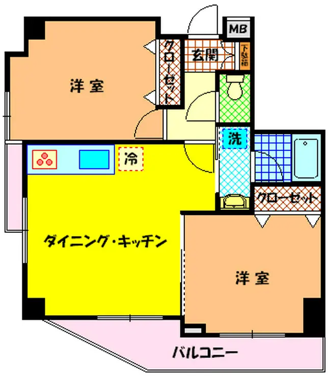 アヴィニティー上板橋 3階階 間取り