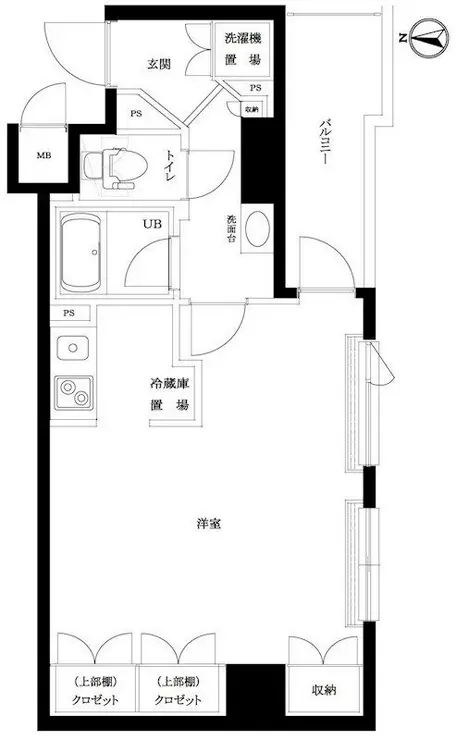 ルーブル明大前 2階階 間取り