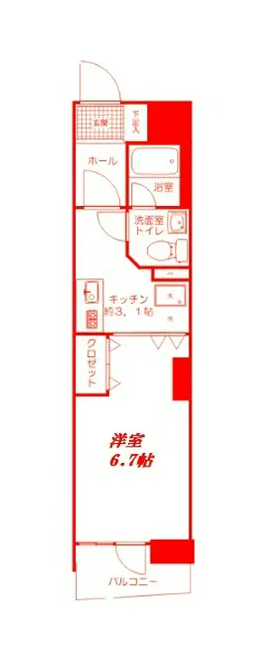 ロワール横濱レムナンツ 7階階 間取り