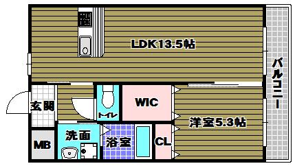 南海高野線 大阪狭山市駅 徒歩3分 3階建 築14年(1LDK/3階)の間取り写真