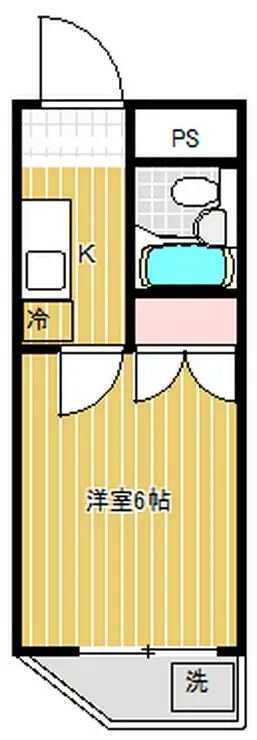 ファンデックス品川 3階階 間取り