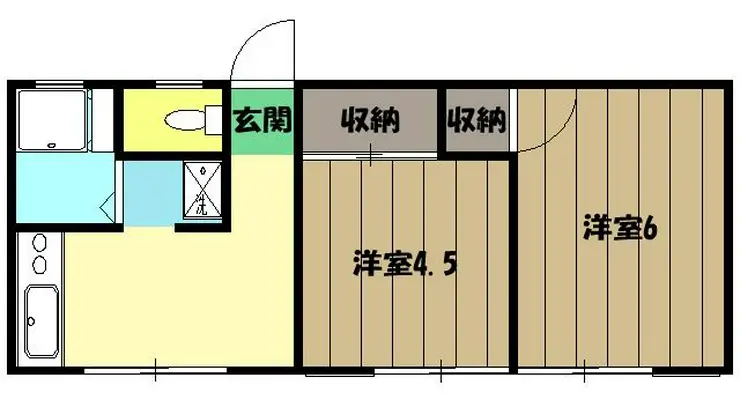 グリーンピア森栄 1階階 間取り