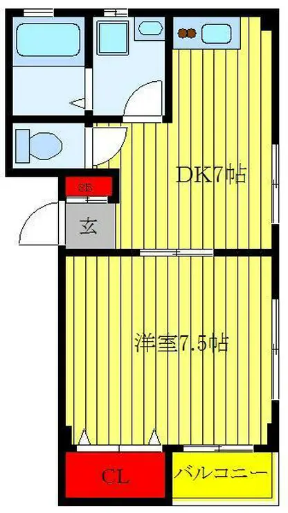 マルテ中青木 3階階 間取り