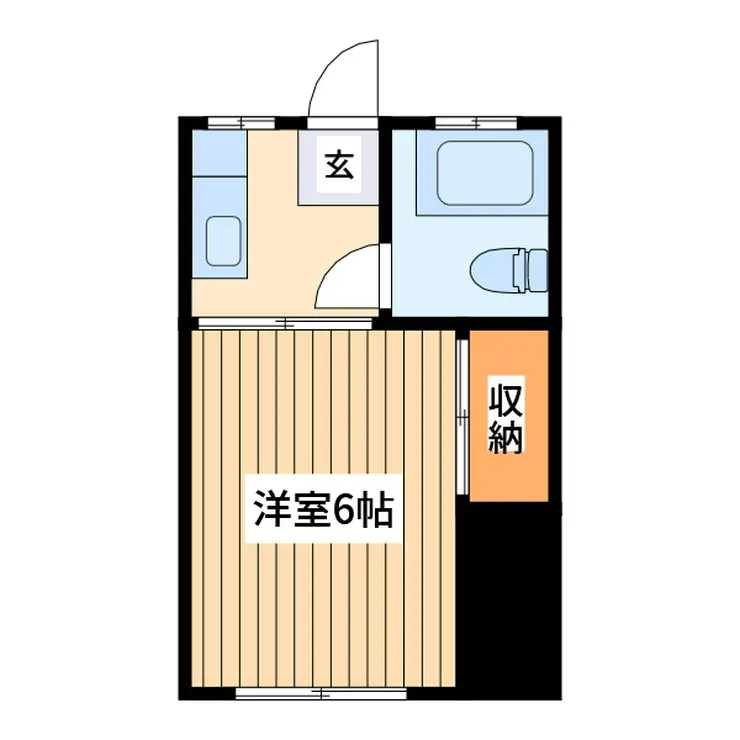 アパートマスヤ 2階階 間取り