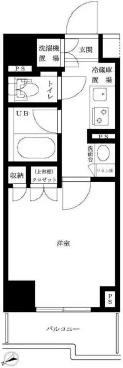 ルーブル仲六郷壱番館 7階階 間取り