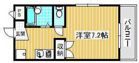 アゼリア2号館(1K/2階)の間取り写真