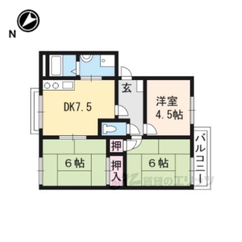 センチュリー21(3DK/2階)の間取り写真