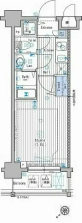 グランド・ガーラ池袋 4階階 間取り