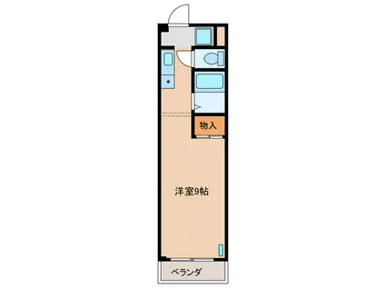 イオボヌール小山(1K/3階)の間取り写真