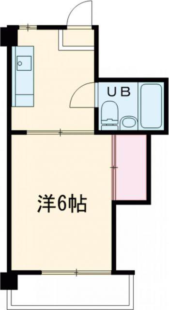 メゾン北斗(1K/3階)の間取り写真