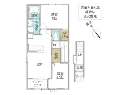 ANSOLEILLE(2LDK/2階)の間取り写真