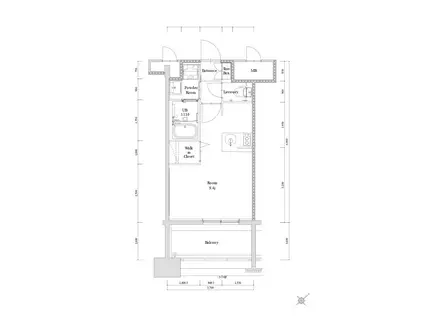 エンクレスト博多駅南GRACE(ワンルーム/3階)の間取り写真
