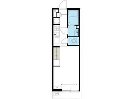 リブリ・フォーチュン横浜(1K/1階)の間取り写真