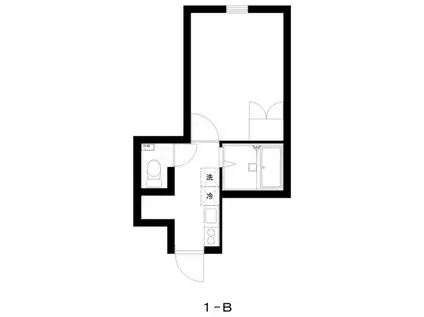 REFORMA中野(1K/1階)の間取り写真