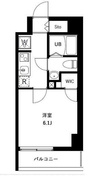 アーバンパークお花茶屋(1K/7階)の間取り写真