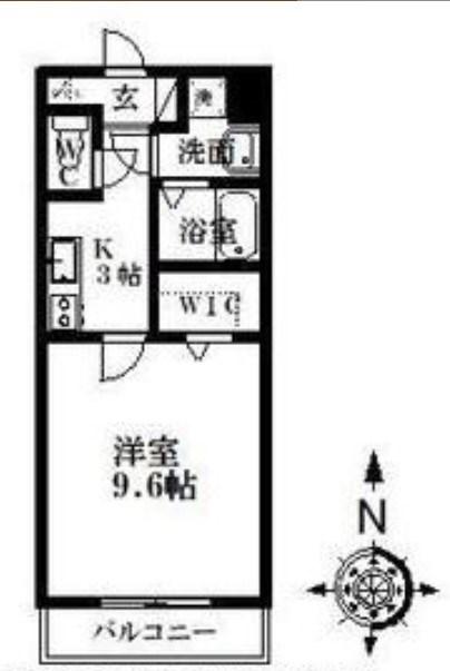 BELLE元浜(1K/5階)の間取り写真